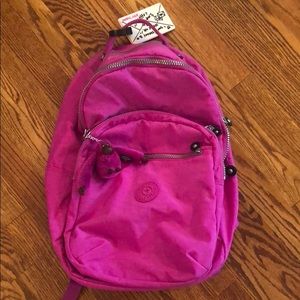 Fuchsia Kipling Backpack